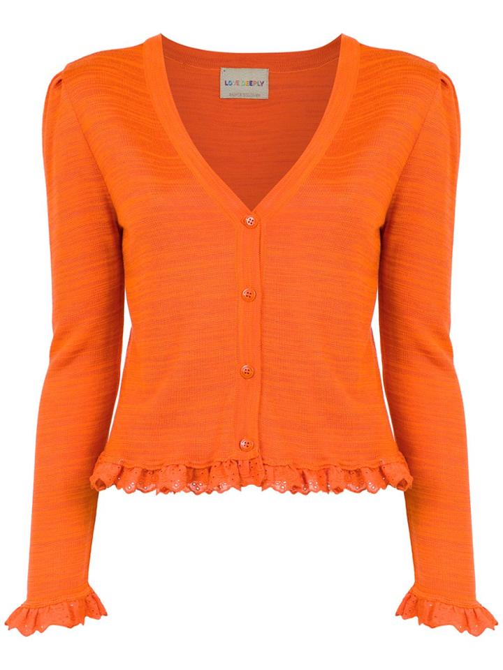 Andrea Bogosian Knit Cardigan - Yellow & Orange