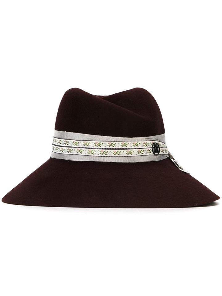 Maison Michel Floral Band Hat