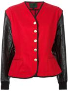 Jean Paul Gaultier Vintage Junior Gaultier Colour Block Jacket, Women's, Size: 46, Red