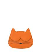Sarah Chofakian Cat Card Holder - Orange