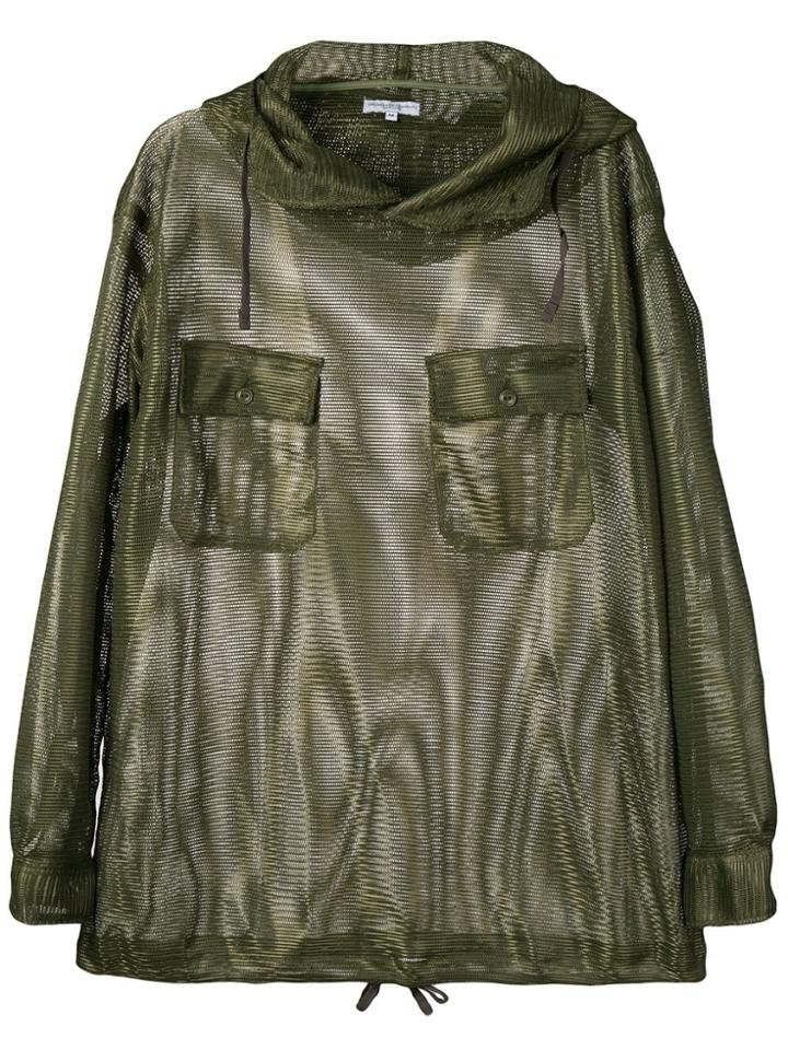 Engineered Garments Mesh Hoodie - Green