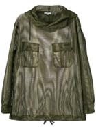 Engineered Garments Mesh Hoodie - Green