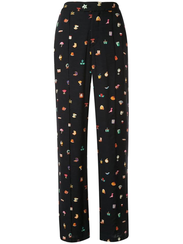 Undercover Emoji Trousers - Black
