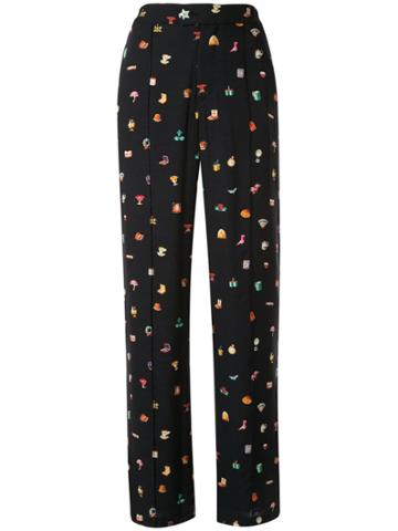 Undercover Emoji Trousers - Black