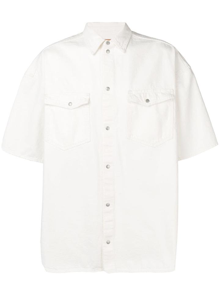 Tom Wood Oversized Short-sleeved Shirt - White