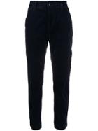 Closed Slim-fit Corduroy Trousers - Blue
