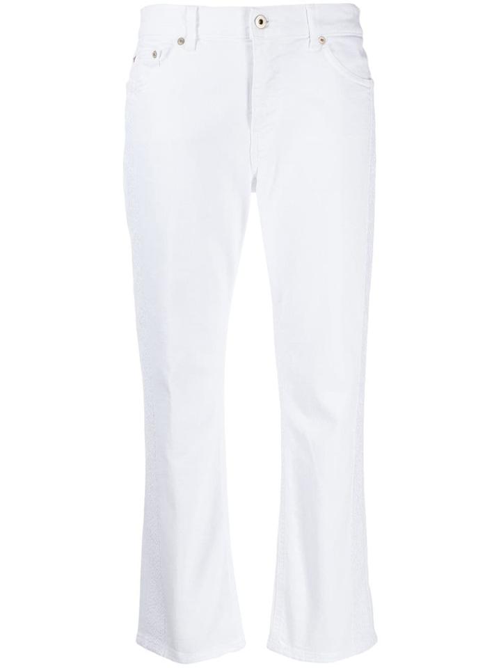 Dondup Cropped Leg Jeans - White