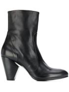 Strategia Heeled Ankle Boots - Black