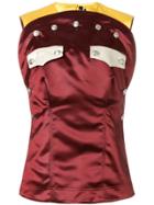 Calvin Klein 205w39nyc Button Embellished Blouse - Red