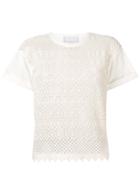Philosophy Di Lorenzo Serafini Lace T-shirt - White