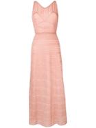 M Missoni Metallic-knit Maxi Dress - Pink