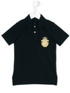 Billionaire Kids - Embroidered Polo Shirt - Kids - Cotton/spandex/elastane - 3 Yrs, Toddler Boy's, Blue