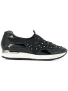 Hogl Embellished Slip-on Sneakers - Black