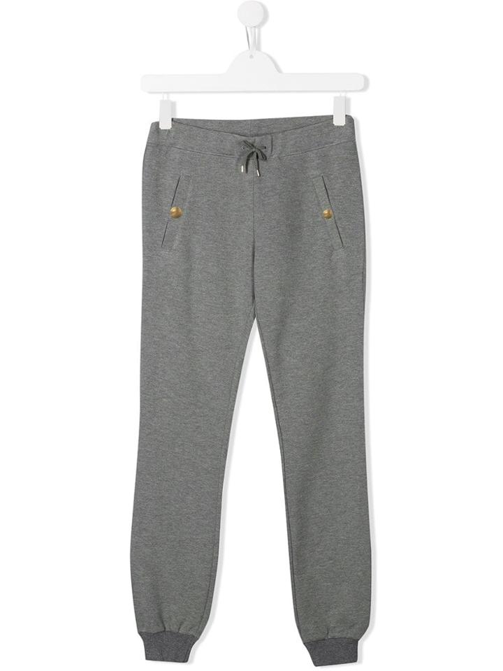 Chloé Kids Chine Moyent Track Pants - Grey
