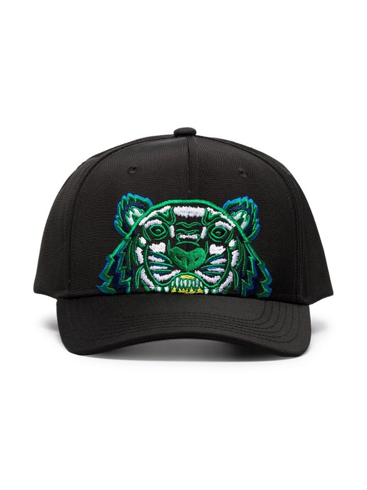 Kenzo Embroidered Tiger Logo Cap - Black