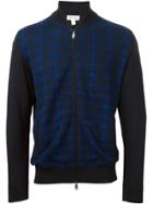 Brioni Fine Knit Plaid Jacket - Black