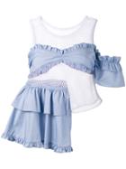 Sandy Liang Cromwell Mesh Top - Blue