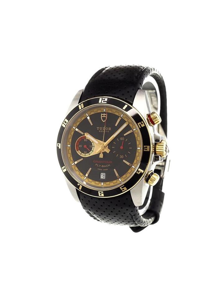 Tudor 'grantour Fly-back' Analog Watch, Stainless Steel