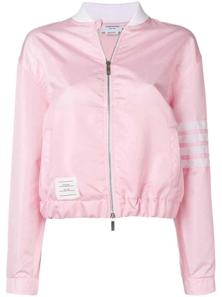 Thom Browne 4-bar Flyweight Bomber - Pink
