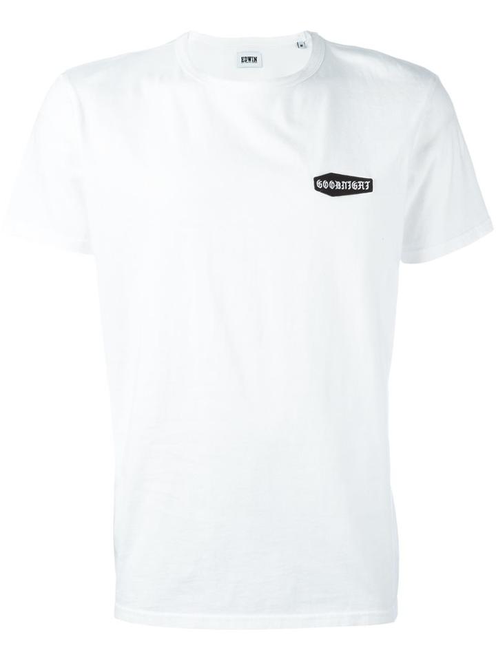 Edwin Embroidered Patch T-shirt
