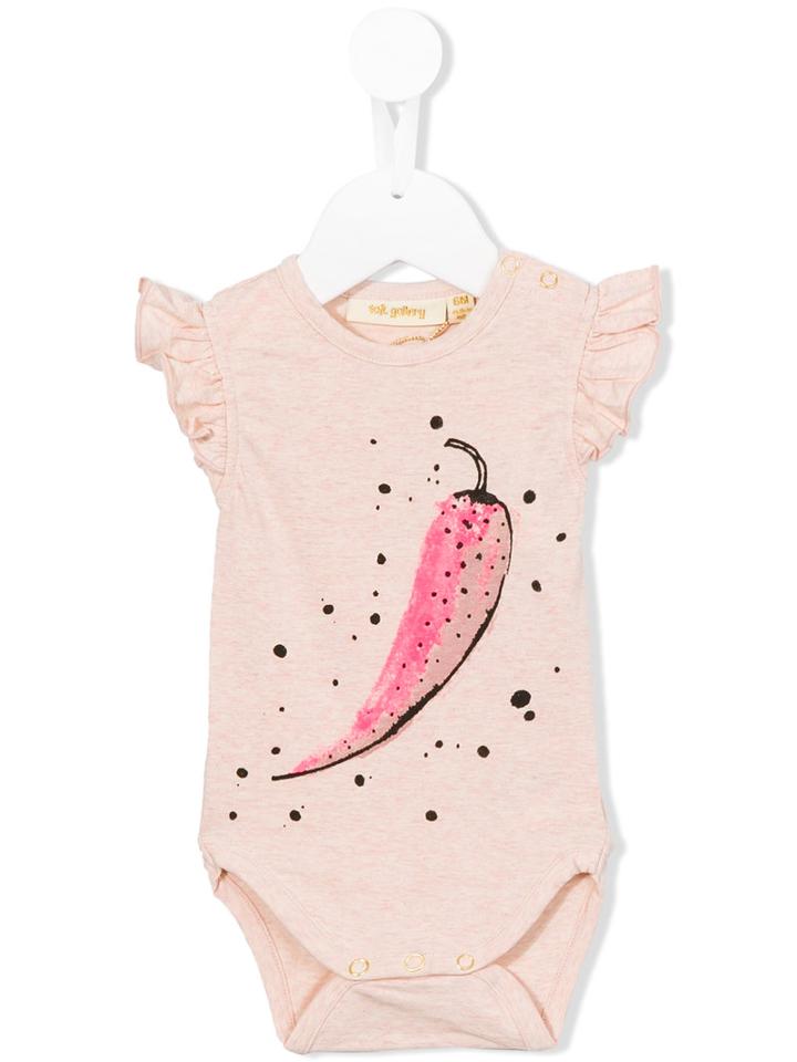 Soft Gallery - Frida Bodie - Kids - Cotton/spandex/elastane - 12 Mth, Pink/purple