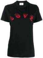 Dondup Printed 'love' T-shirt - Black