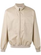 Lemaire Zip Up Jacket, Men's, Size: 50, Nude/neutrals, Cotton/spandex/elastane