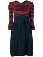 Twin-set Striped Knit Dress - Blue