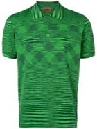 Missoni Optic Print Polo Shirt - Green