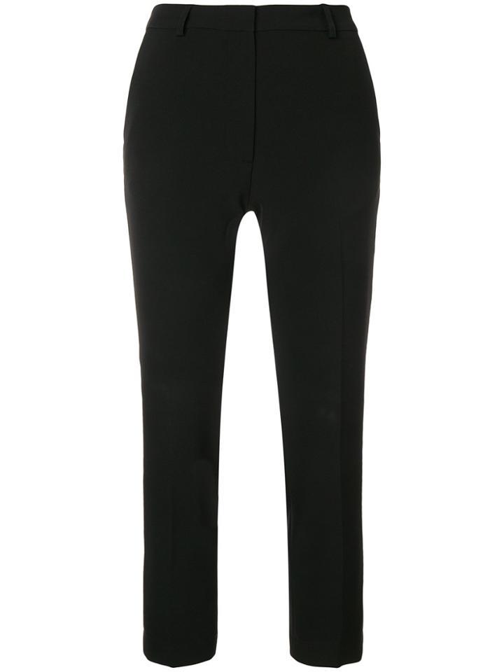 Blanca Cropped Trousers - Black