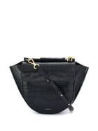 Wandler Hortensia Croc Mini Bag - Blue