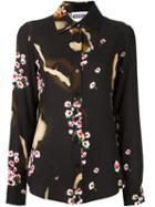 Moschino Burned Effect Floral Shirt