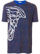 Versace Collection Optic Print T-shirt - Blue