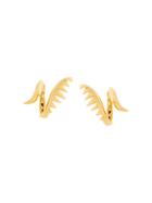 Kasun London Serpent Earrings - Metallic