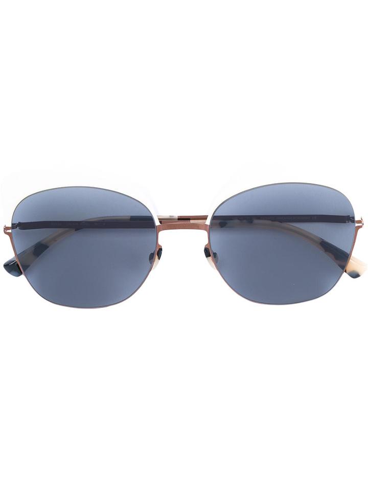 Mykita - Anneli Round Sunglasses - Unisex - Acetate - One Size, Nude/neutrals, Acetate