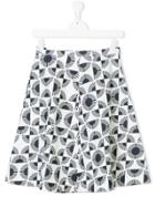 Señorita Lemoniez New Port Evasé Skirt - White