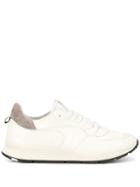 Philippe Model Contrast Counter Heel Sneakers - White