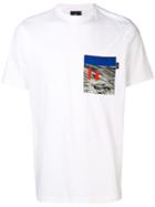 Ps Paul Smith Landscape Pocket T-shirt - White