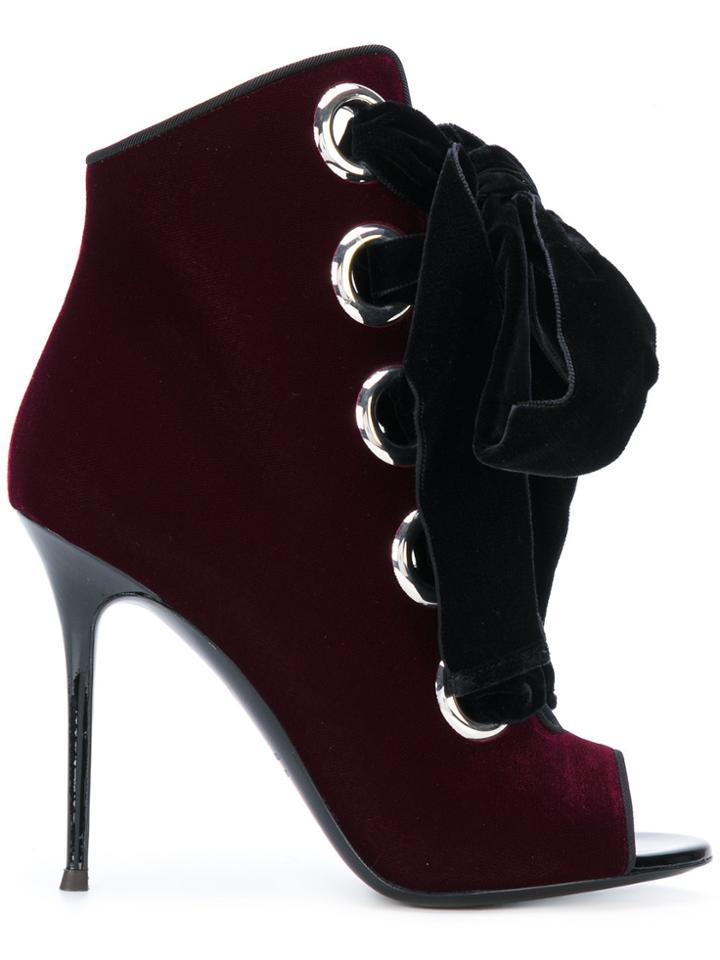 Giuseppe Zanotti Design Jeannine Booties - Pink & Purple