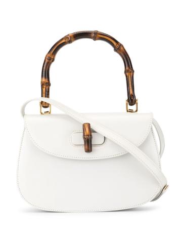 Gucci Pre-owned Bamboo Shoulder Bag - White