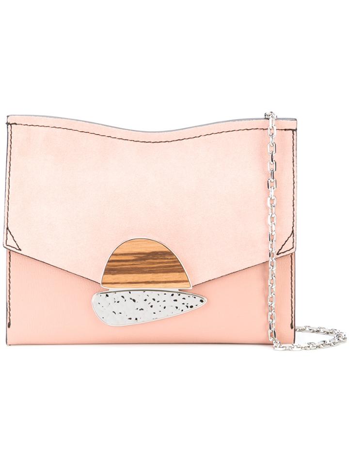 Proenza Schouler Small Curl Chain Clutch - Nude & Neutrals