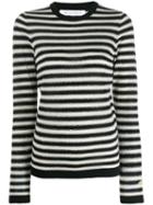 Bella Freud Diamond Stripe Jumper - Black