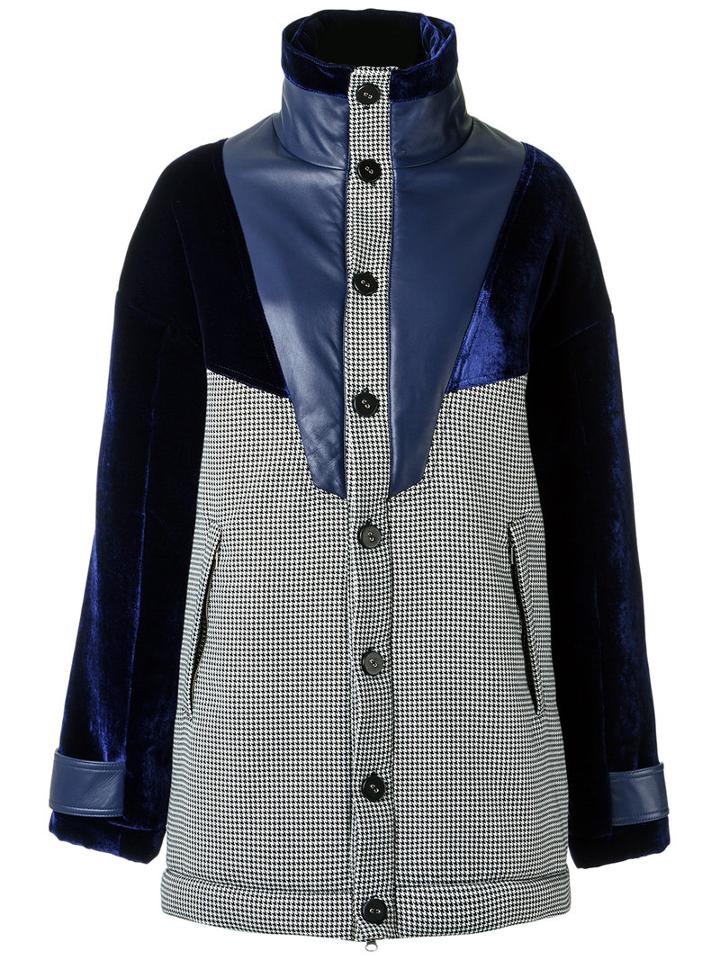 Reinaldo Lourenço - Panelled Jacket - Women - Polyester - 36, Grey, Polyester