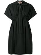 No21 Tunnel Belt Dress, Women's, Size: 46, Black, Cotton/polyamide
