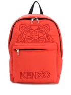 Kenzo Tiger Padded Backpack - Orange