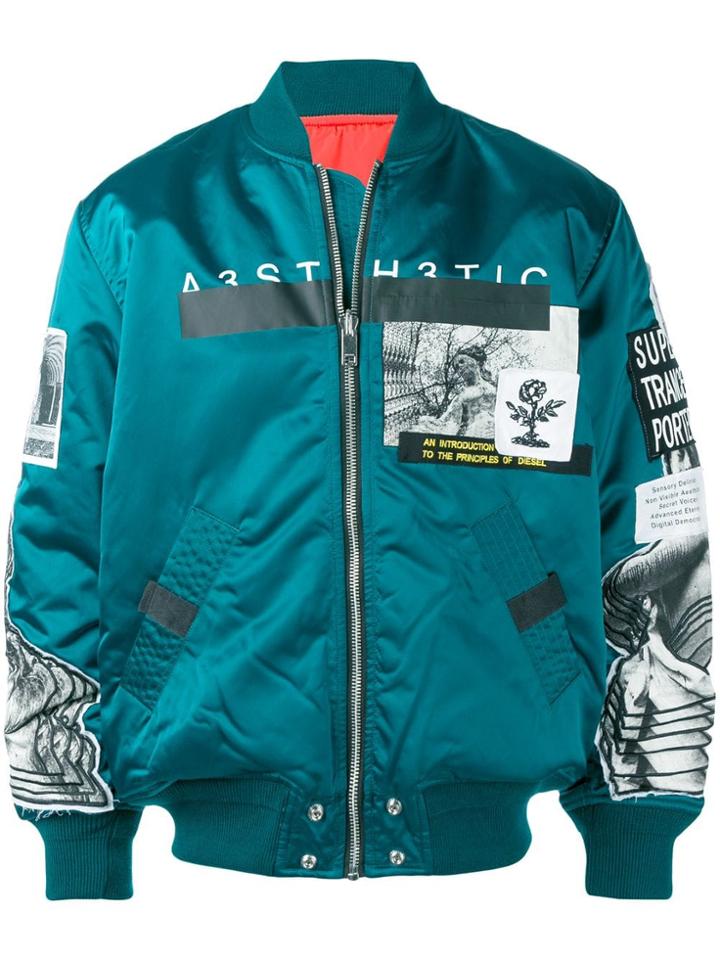 Diesel J-tamie Bomber Jacket - Green