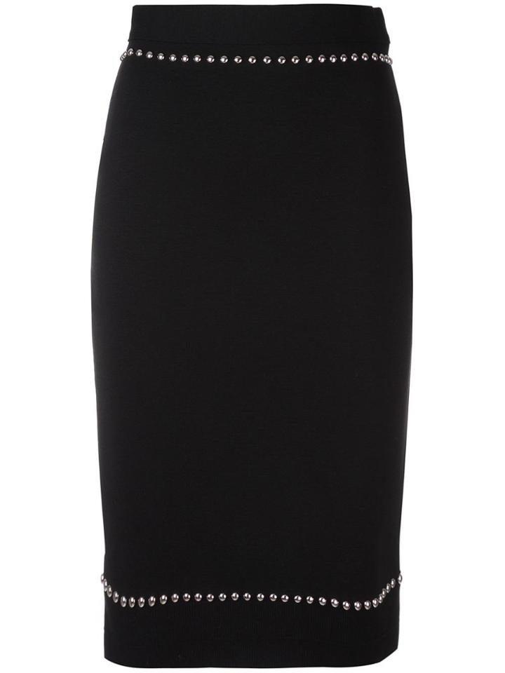 Givenchy Studded Pencil Skirt - Black