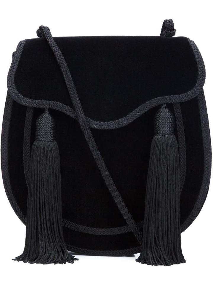 Saint Laurent 'opium 2' Tassel Bag, Women's, Black