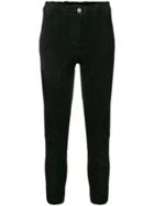 Arma Slim-fit Cropped Trousers - Black