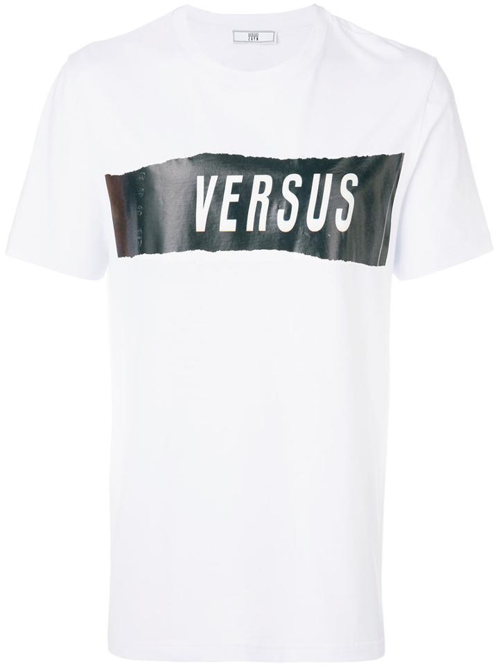 Versus - Zayn X Versus Logo Graphic T-shirt - Men - Cotton - S, White, Cotton